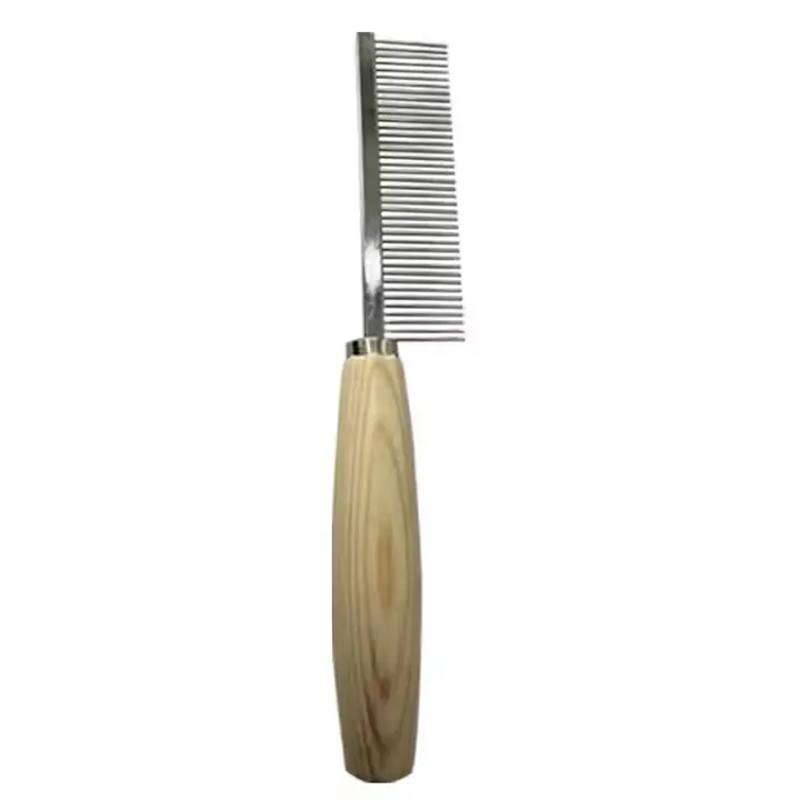 dog grooming pet knot opening hair removal comb Wholesale Wooden Single Sided Cat Dog Pet Grooming Comb 