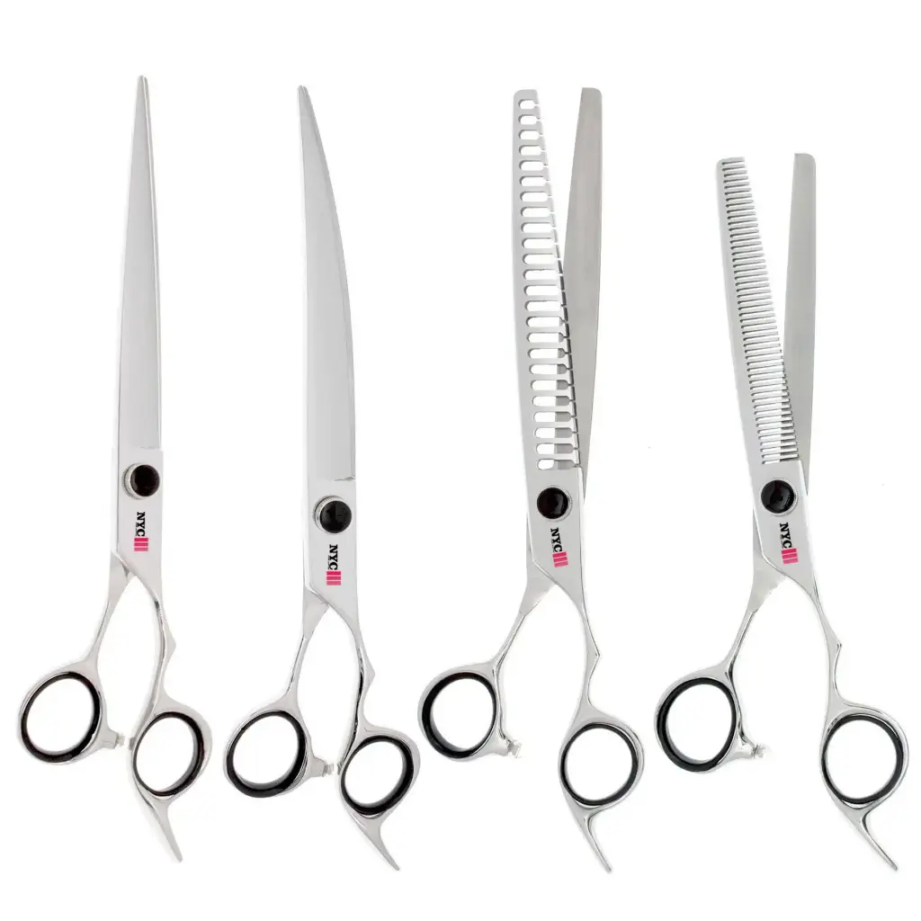  4 PC 8″ BEP603 IRONBARK PET GROOMING KIT