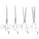 4 PC P08S SWIVEL PET GROOMING SHEAR KIT