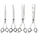 4 PC 7″ OR 8″ BUCCHELLI A1 BALL BEARING VG10 GROOMING KIT