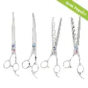 4 PC PLQ SILVER PROFESSIONAL GROOMING SHEAR KIT