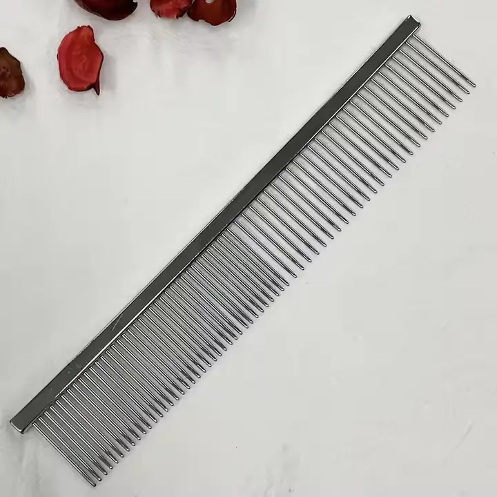Comb Dogs for Removing Tangles Stainless steel Hot Selling Pet Hair Grooming Greyhound Combs 