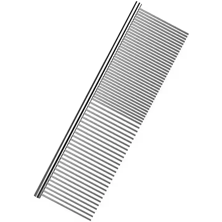 Dogs Cats Undercoat Mats Tangles Knots Comb Stainless Steel Pet Hair Grooming Greyhound Comb 