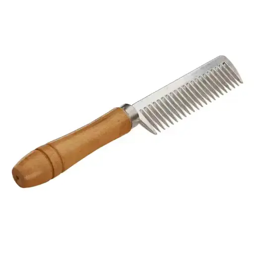 Stainless steel single sided pet grooming combs wholesale pet grooming products 