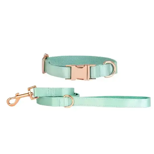 Dog Collar And Lead Best Selling Rose Gold Color Good Quality Make Own Dog Collar And Lead