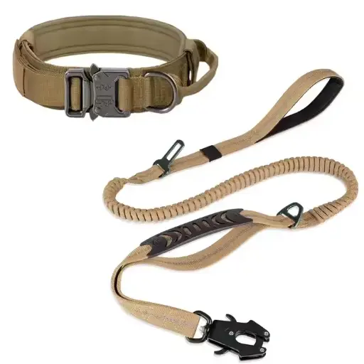 Dog Collar And Lead 2024 Top Seller Highest Quality Adjustable Strong Dog Collar With Handle