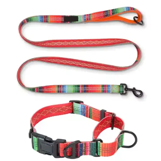 Dog Collar And Lead Multi Color Good Quality Make Own Best Supplier Nylon Material Dog Collar And Leads 