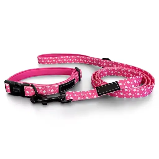 Dog Collar And Lead Customized Logo Print New Arrival Make Your Own Dog Collar And Lead Sets