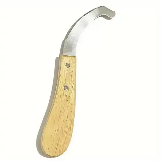 1pc Curved Pet Hair Grooming Stripping Tool\Professional Wooden Handle Hair Thinning Stripping Comb 