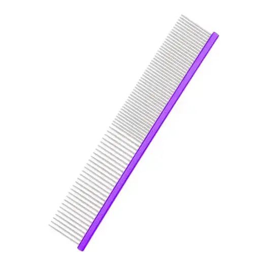 Professional Dog grooming Comb for shedding Tangles knots Metal Dog Comb with long Tooth Pet Greyhound Combs 