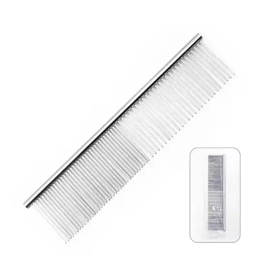 Stainless steel Pet Dog Flea Comb High Quality Pet Hair Grooming Durable Greyhound Combs