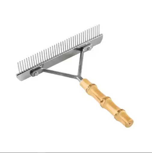 Needle Undercoat Rake Grooming Pet Hair Comb Pet Hair Grooming Tools Double Sided Rake Comb